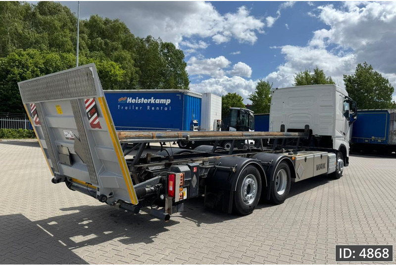 Volvo FH 500 Globetrotter, Euro 6, / 6x2 / Hydraulic body / frame 7.4 m / Tail lift - Containerwagen/ Wechselfahrgestell LKW: das Bild 3 Volvo FH 500 Globetrotter, Euro 6, / 6x2 / Hydraulic body / frame 7.4 m / Tail lift - Containerwagen/ Wechselfahrgestell LKW: das Bild 3