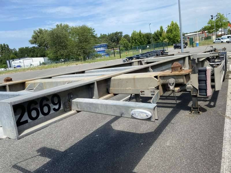 Semi-remorque 3 Essieux 38 TONNES CHARIOT COULISSANT - Container/ Wechselfahrgestell Auflieger: das Bild 1 Semi-remorque 3 Essieux 38 TONNES CHARIOT COULISSANT - Container/ Wechselfahrgestell Auflieger: das Bild 1