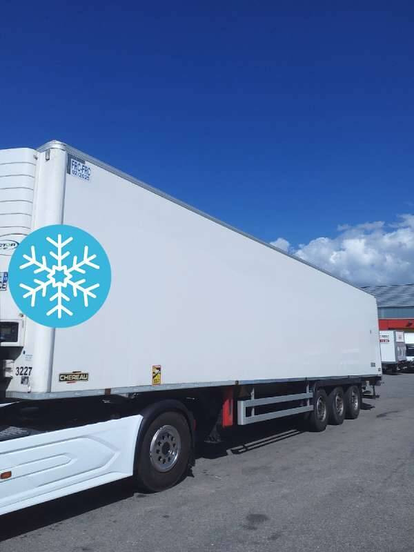 Semi-remorque 3 Essieux FRIGO 38 TONNES HAYON CAISSE CHEREAU GROUPE CARRIER VECTOR 1950 MT - Kühlkoffer Auflieger: das Bild 1 Semi-remorque 3 Essieux FRIGO 38 TONNES HAYON CAISSE CHEREAU GROUPE CARRIER VECTOR 1950 MT - Kühlkoffer Auflieger: das Bild 1