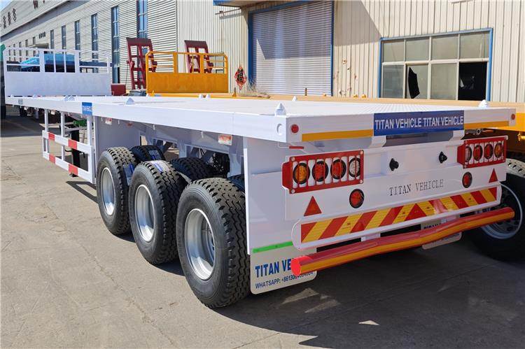 TITAN 13m Semi Truck Flatbed Trailer For Sale In Nigeria - Fahrgestell Auflieger: das Bild 4 TITAN 13m Semi Truck Flatbed Trailer For Sale In Nigeria - Fahrgestell Auflieger: das Bild 4