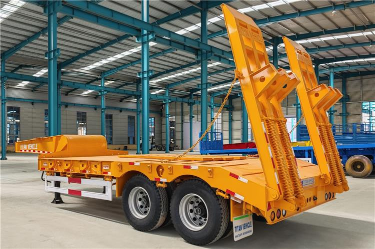 TITAN 2 Axle Low Loader Truck Trailer for Sale In Uganda - Tieflader Auflieger: das Bild 3 TITAN 2 Axle Low Loader Truck Trailer for Sale In Uganda - Tieflader Auflieger: das Bild 3