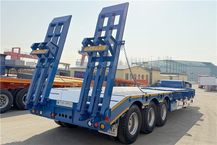 TITAN 3 Axle 80 Ton Low Bed Trailer Price for Sale In Nigeria - Tieflader Auflieger: das Bild 5 TITAN 3 Axle 80 Ton Low Bed Trailer Price for Sale In Nigeria - Tieflader Auflieger: das Bild 5