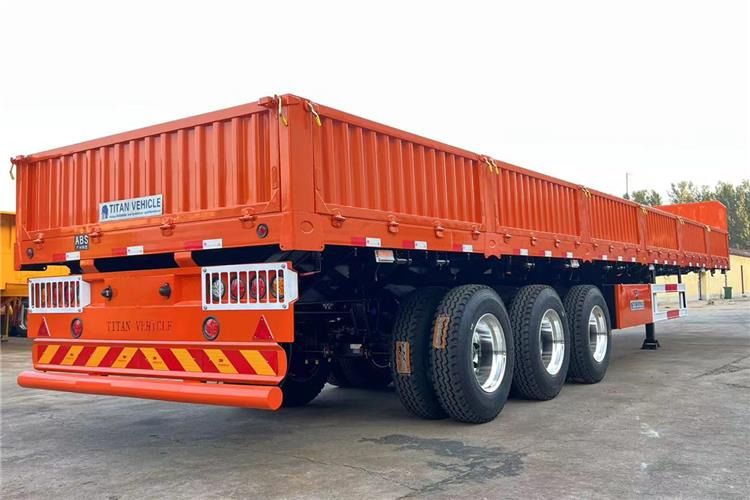 TITAN 600/800mm Hight Side Wall Trailer for Sale In Angola - Pritschenauflieger/ Plattformauflieger: das Bild 3 TITAN 600/800mm Hight Side Wall Trailer for Sale In Angola - Pritschenauflieger/ Plattformauflieger: das Bild 3