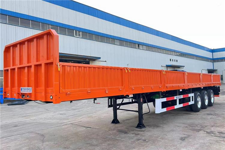 TITAN 600/800mm Hight Side Wall Trailer for Sale In Angola - Pritschenauflieger/ Plattformauflieger: das Bild 1 TITAN 600/800mm Hight Side Wall Trailer for Sale In Angola - Pritschenauflieger/ Plattformauflieger: das Bild 1