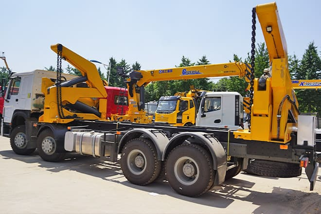 XCMG 20Ft Container Side Lift Truck for Sale in Guyana - Containerwagen/ Wechselfahrgestell LKW: das Bild 1 XCMG 20Ft Container Side Lift Truck for Sale in Guyana - Containerwagen/ Wechselfahrgestell LKW: das Bild 1