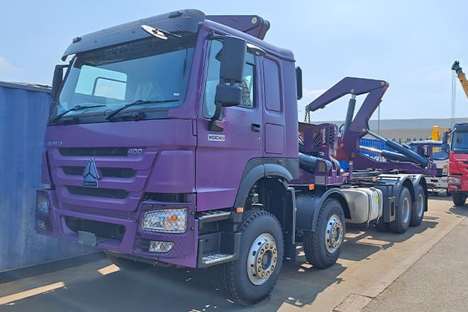 XCMG 37 Ton Container Side Lifter Truck for Sale in Kiribati - Containerwagen/ Wechselfahrgestell LKW: das Bild 2 XCMG 37 Ton Container Side Lifter Truck for Sale in Kiribati - Containerwagen/ Wechselfahrgestell LKW: das Bild 2