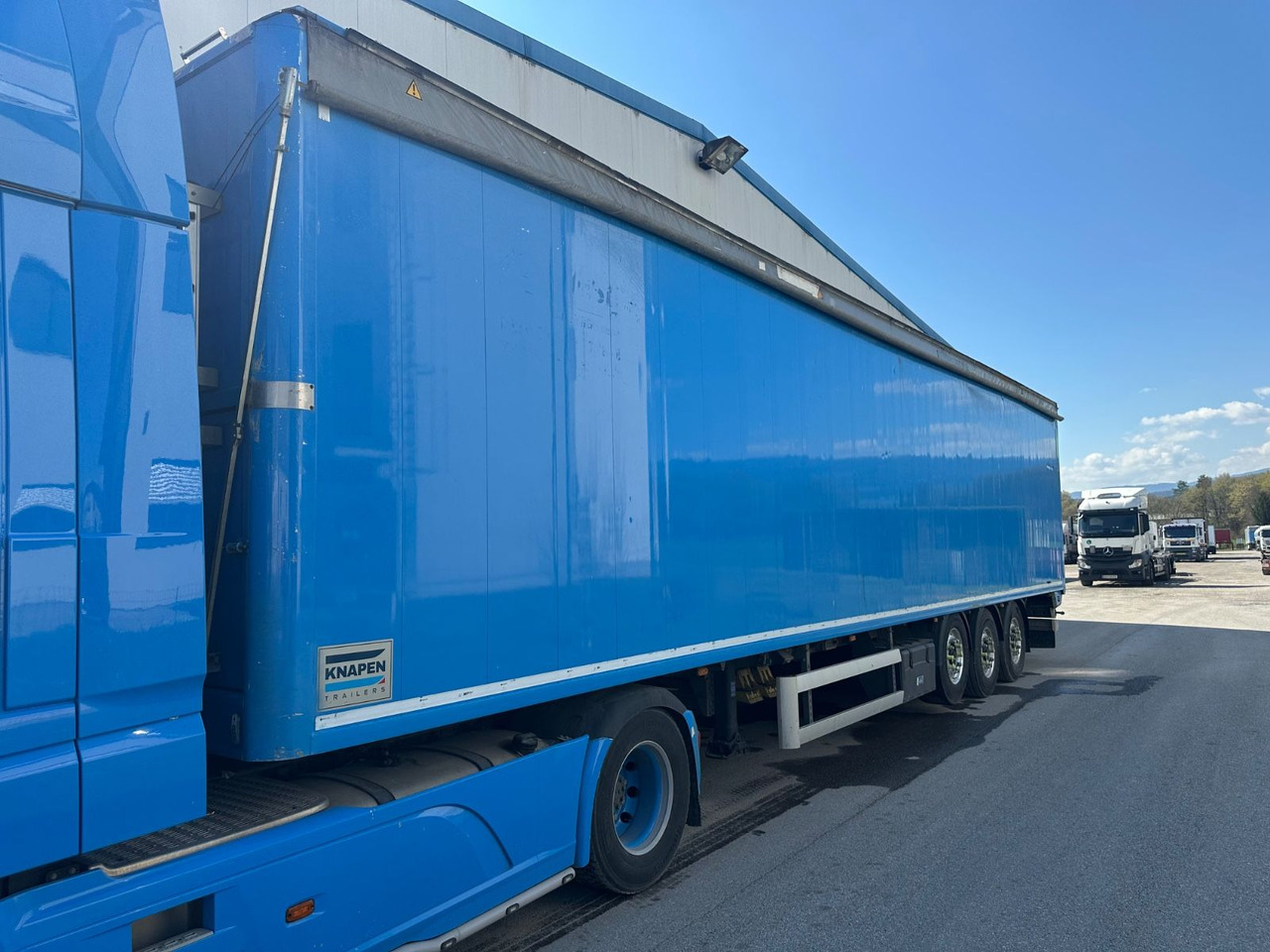 Knapen ALU LIFT E-Verdeck Müllplane - Schubboden Auflieger: das Bild 1 Knapen ALU LIFT E-Verdeck Müllplane - Schubboden Auflieger: das Bild 1
