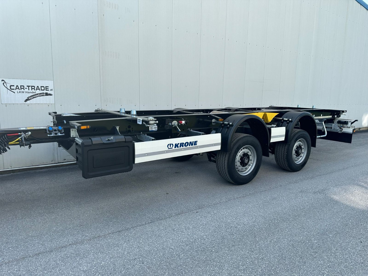 Krone ZZW 18elE10 Tadem BPW Maxi Krone ZZW 18elE10 Tadem BPW Maxi - Container/ Wechselfahrgestell Anhänger: das Bild 4 Krone ZZW 18elE10 Tadem BPW Maxi Krone ZZW 18elE10 Tadem BPW Maxi - Container/ Wechselfahrgestell Anhänger: das Bild 4