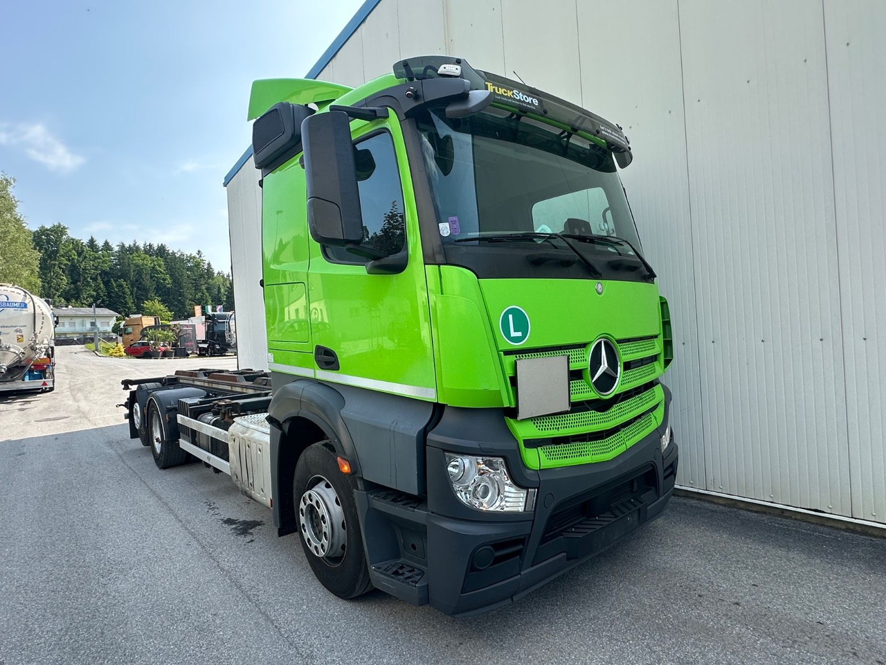 Mercedes-Benz Actros 2748 Wiesel Mafi Telberg - Containerwagen/ Wechselfahrgestell LKW, Autokran: das Bild 2 Mercedes-Benz Actros 2748 Wiesel Mafi Telberg - Containerwagen/ Wechselfahrgestell LKW, Autokran: das Bild 2