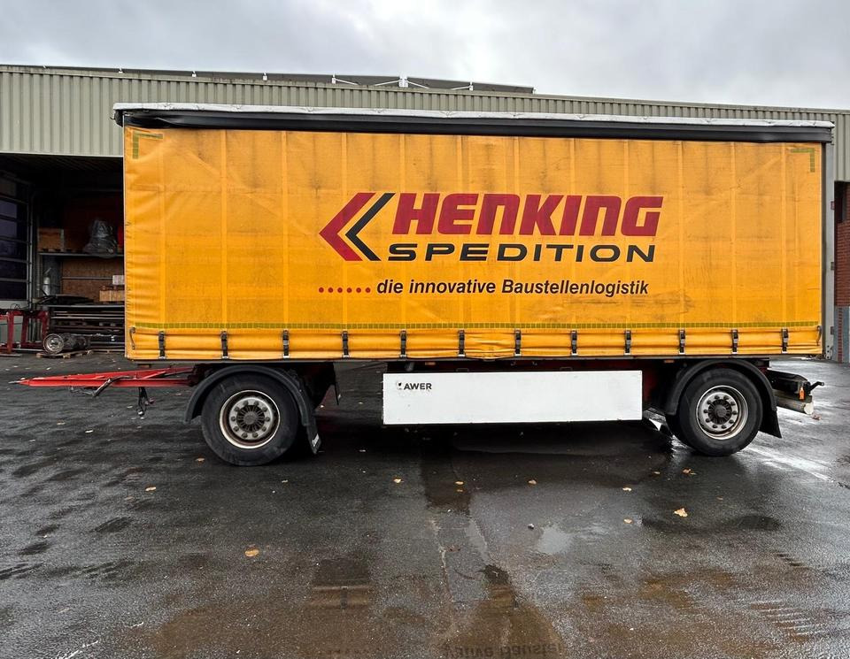 Anhänger + Krone + 2 Achsen + Scheibenbremse + EZ 2016 + TÜV - Planenanhänger: das Bild 4 Anhänger + Krone + 2 Achsen + Scheibenbremse + EZ 2016 + TÜV - Planenanhänger: das Bild 4