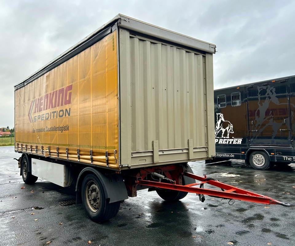 Anhänger + Krone + 2 Achsen + Scheibenbremse + EZ 2016 + TÜV - Planenanhänger: das Bild 3 Anhänger + Krone + 2 Achsen + Scheibenbremse + EZ 2016 + TÜV - Planenanhänger: das Bild 3