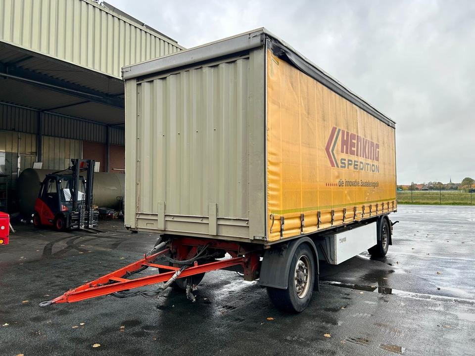 Anhänger + Krone + 2 Achsen + Scheibenbremse + EZ 2016 + TÜV - Planenanhänger: das Bild 1 Anhänger + Krone + 2 Achsen + Scheibenbremse + EZ 2016 + TÜV - Planenanhänger: das Bild 1