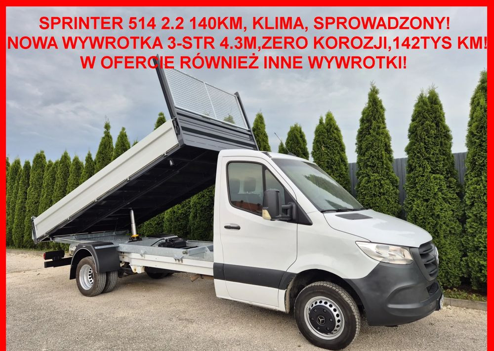 Mercedes-Benz Sprinter 514CDI 140KM - Kipper Transporter: das Bild 1 Mercedes-Benz Sprinter 514CDI 140KM - Kipper Transporter: das Bild 1