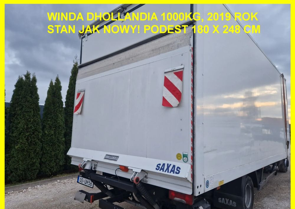 Winda Dhollandia 1000Kg 2019 rok, jak nowa, podest 248cm szeroki wysoki 180cm. Stan idealny! - Ladebordwand: das Bild 1 Winda Dhollandia 1000Kg 2019 rok, jak nowa, podest 248cm szeroki wysoki 180cm. Stan idealny! - Ladebordwand: das Bild 1