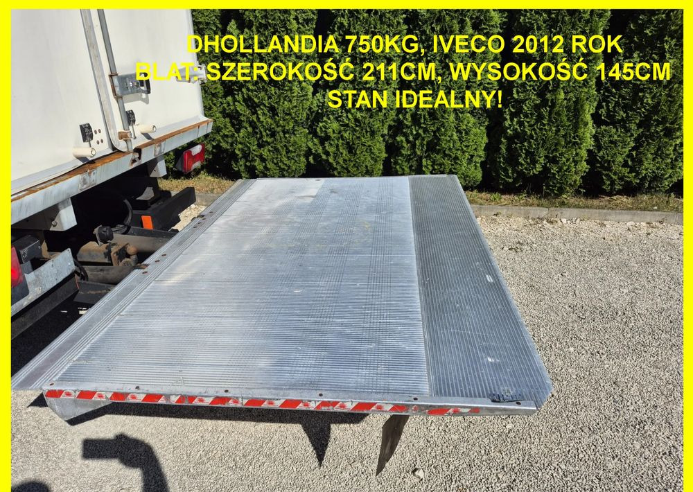 Winda Dhollandia 750kg Iveco 2012 rok, stan idealny! - Ladebordwand: das Bild 1 Winda Dhollandia 750kg Iveco 2012 rok, stan idealny! - Ladebordwand: das Bild 1
