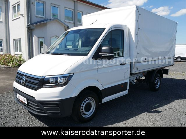 Volkswagen Crafter 35 TDI VA Einzelkabine Pritsche Plane - Planen Transporter: das Bild 1 Volkswagen Crafter 35 TDI VA Einzelkabine Pritsche Plane - Planen Transporter: das Bild 1