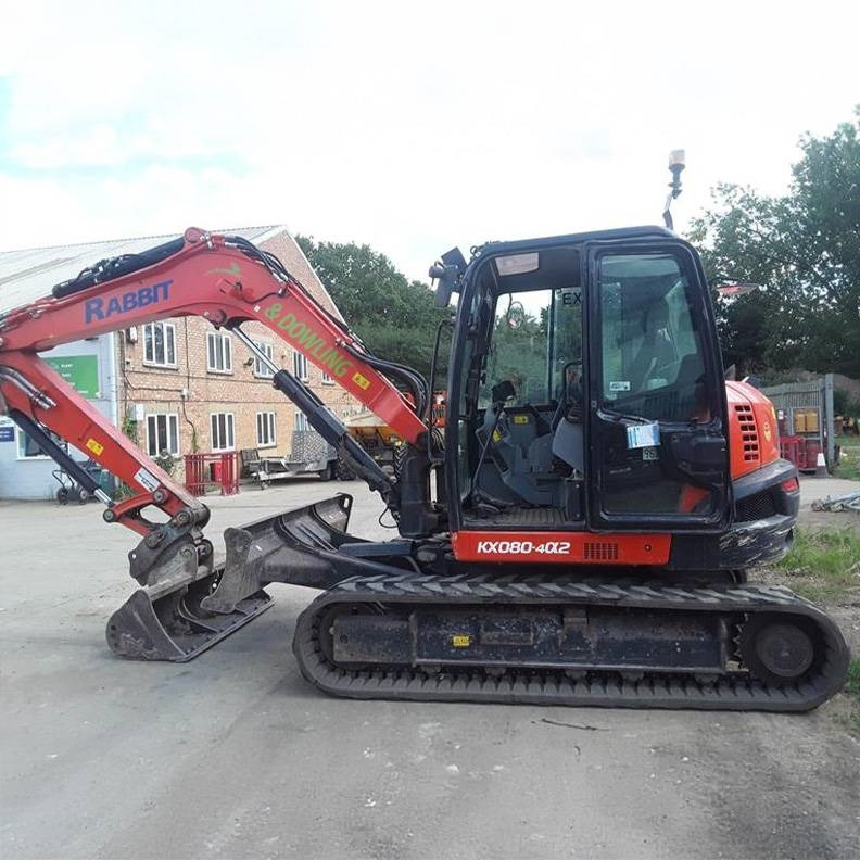 Kubota KX080-4a2 - Minibagger: das Bild 2 Kubota KX080-4a2 - Minibagger: das Bild 2
