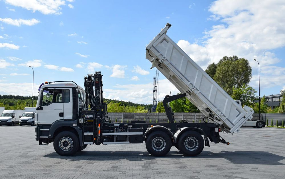 MAN TGS 33.360 / 6x4 / HDS HIAB 122 E-2 HIDUO / STEROWANIE RADIOWE / WYWROTKA / HYDROBURTA / AUTOMAT / KLIMA / TEMPOMAT / KAMERA COFANIA / SPROWADZONY – Leasing MAN TGS 33.360 / 6x4 / HDS HIAB 122 E-2 HIDUO / STEROWANIE RADIOWE / WYWROTKA / HYDROBURTA / AUTOMAT / KLIMA / TEMPOMAT / KAMERA COFANIA / SPROWADZONY: das Bild 12