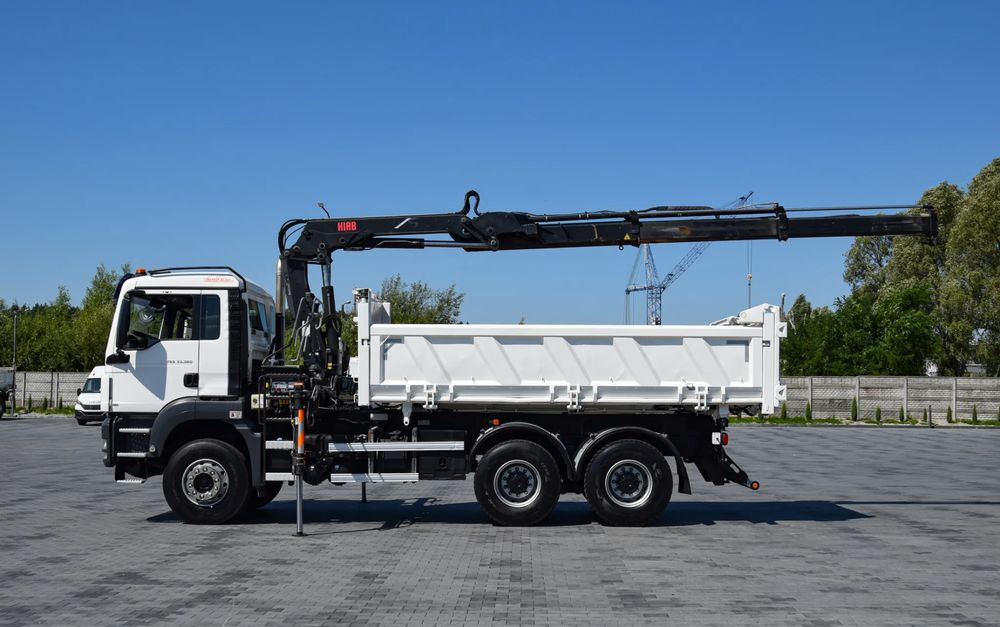 MAN TGS 33.360 / 6x4 / HDS HIAB 122 E-2 HIDUO / STEROWANIE RADIOWE / WYWROTKA / HYDROBURTA / AUTOMAT / KLIMA / TEMPOMAT / KAMERA COFANIA / SPROWADZONY - Kipper, Autokran: das Bild 5 MAN TGS 33.360 / 6x4 / HDS HIAB 122 E-2 HIDUO / STEROWANIE RADIOWE / WYWROTKA / HYDROBURTA / AUTOMAT / KLIMA / TEMPOMAT / KAMERA COFANIA / SPROWADZONY - Kipper, Autokran: das Bild 5