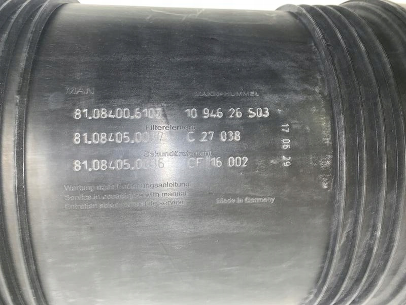 FILTR POWIETRZA OBUDOWA FILTRA MAN TGS TGX EURO 6 - Luftfilter für LKW: das Bild 4 FILTR POWIETRZA OBUDOWA FILTRA MAN TGS TGX EURO 6 - Luftfilter für LKW: das Bild 4