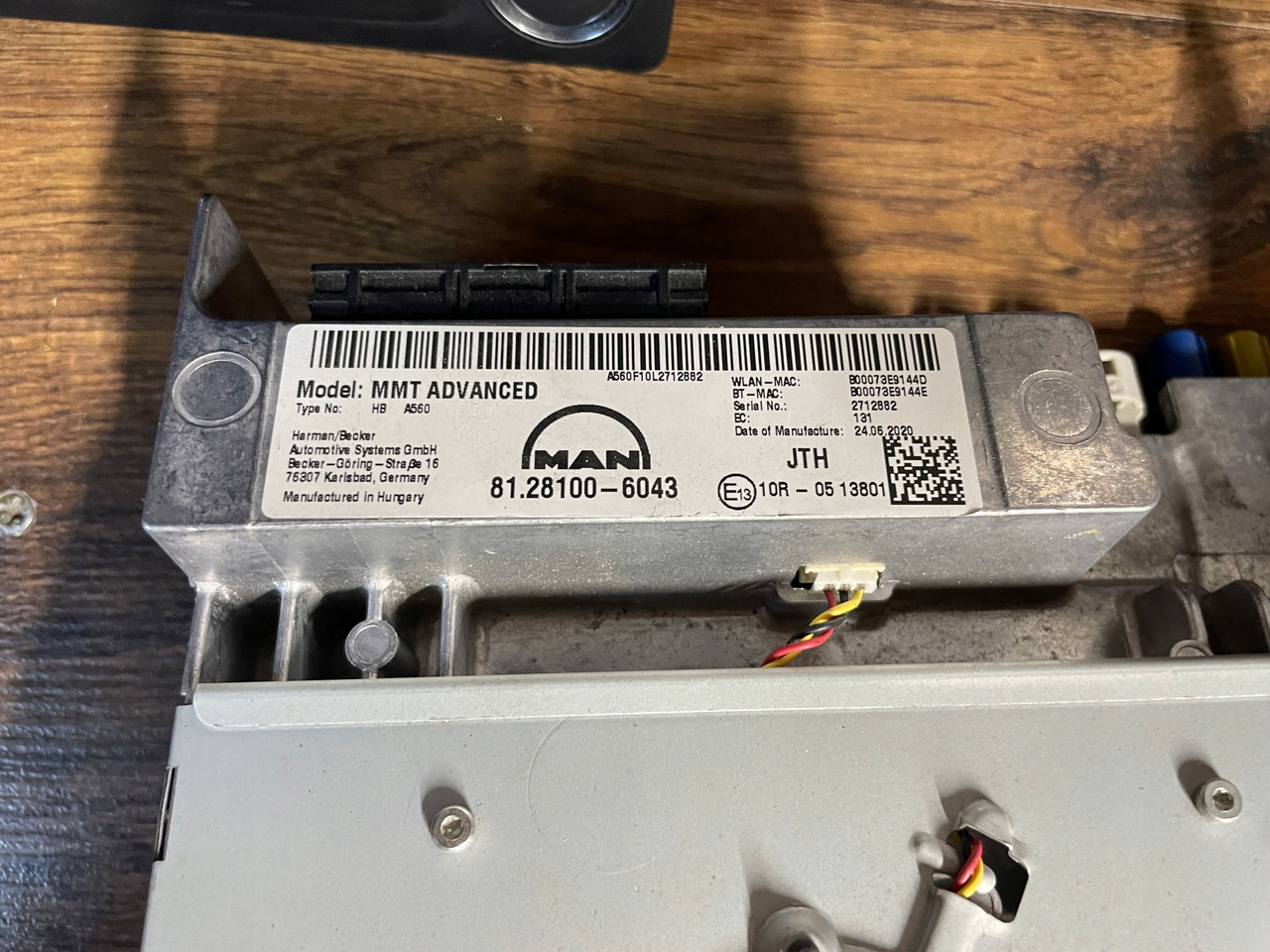 RADIO NAWIGACJA MAN TGS TGX EURO 6 81281006043 WYMIENIONY WYŚWIETLACZ - Navigationssystem für LKW: das Bild 4 RADIO NAWIGACJA MAN TGS TGX EURO 6 81281006043 WYMIENIONY WYŚWIETLACZ - Navigationssystem für LKW: das Bild 4