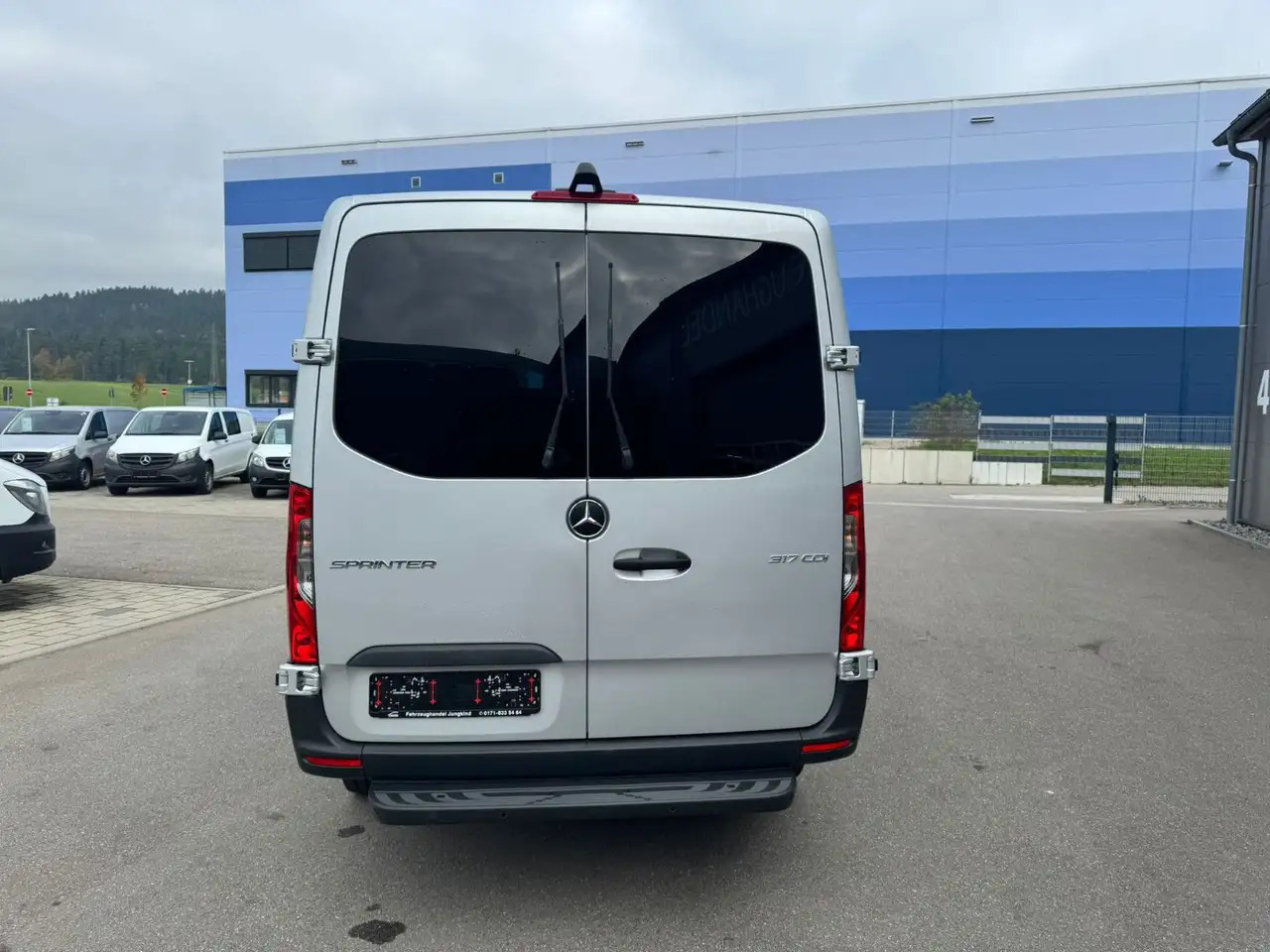 Kastenwagen Mercedes-Benz Sprinter 317 CDI Flach Lang Silber Klima MBUX: das Bild 13
