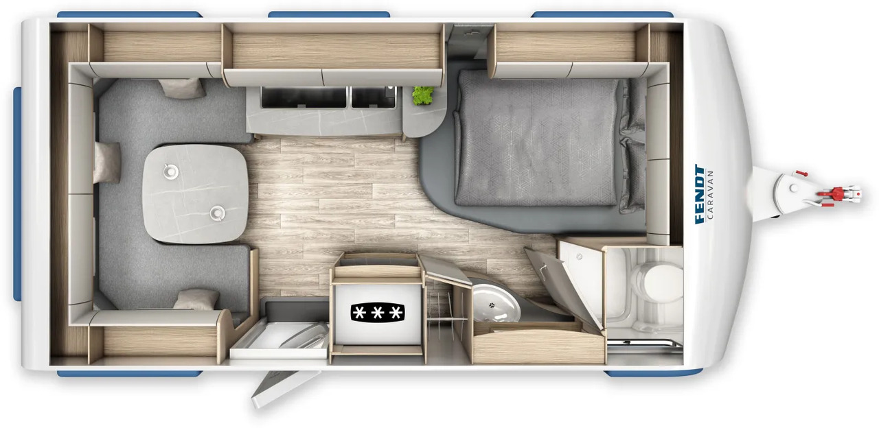 Fendt Bianco Activ 445 SFB Shower-Paket, GFK - Wohnwagen: das Bild 2 Fendt Bianco Activ 445 SFB Shower-Paket, GFK - Wohnwagen: das Bild 2