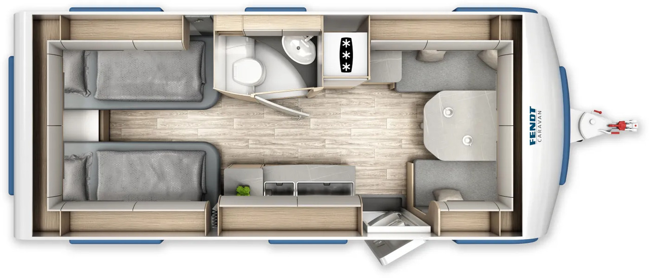 Fendt Bianco Activ 515 SGE Safety-Paket, GFK, 2.000 KG - Wohnwagen: das Bild 2 Fendt Bianco Activ 515 SGE Safety-Paket, GFK, 2.000 KG - Wohnwagen: das Bild 2