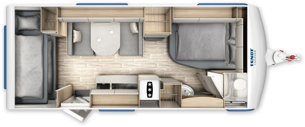 Fendt Bianco Selection 550 SKM Modell 2026 - Wohnwagen: das Bild 2 Fendt Bianco Selection 550 SKM Modell 2026 - Wohnwagen: das Bild 2