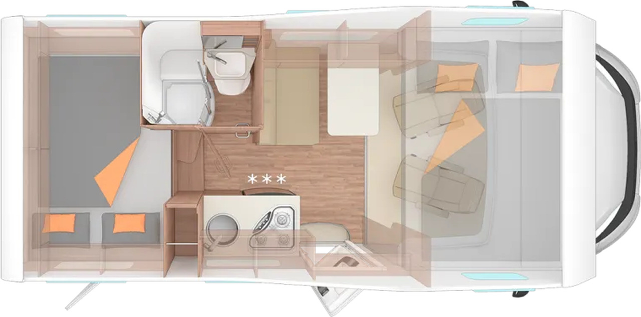 Weinsberg CaraHome 550 MG Markise, AHK, LED - Alkoven Wohnmobil: das Bild 2 Weinsberg CaraHome 550 MG Markise, AHK, LED - Alkoven Wohnmobil: das Bild 2