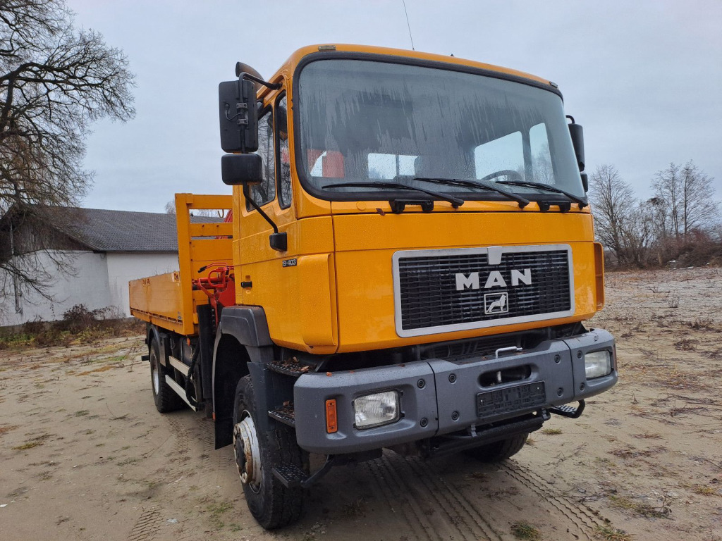 MAN 19.403 Pritsche 4x4 mit Palfingerkran PK 21000 mit Funk - Fernbedienung - Autokran: das Bild 2 MAN 19.403 Pritsche 4x4 mit Palfingerkran PK 21000 mit Funk - Fernbedienung - Autokran: das Bild 2