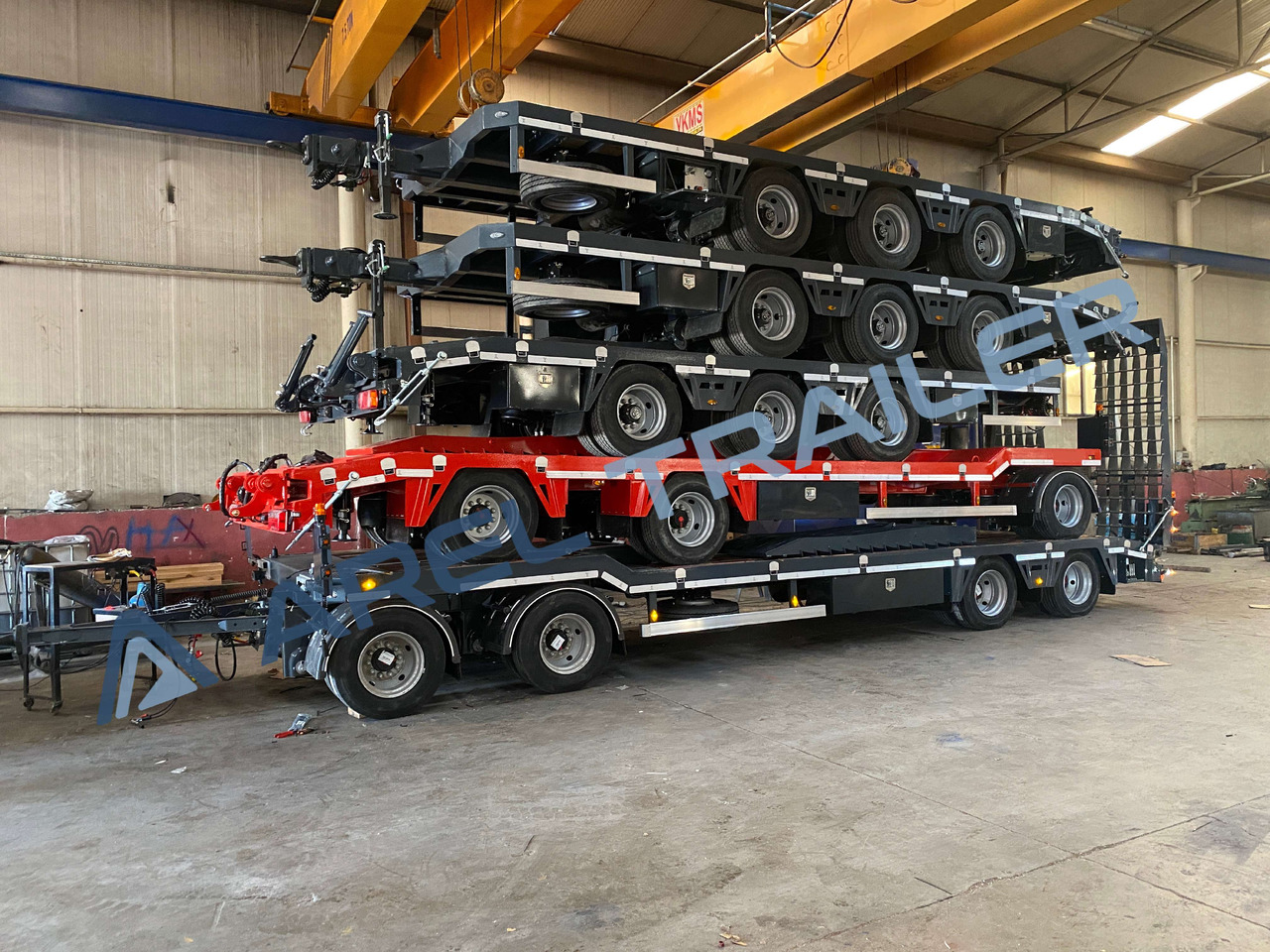 AREL TRAILER 2+2 4 AXLE DRAWBAR REMORQUE TRAILER - Tieflader Anhänger: das Bild 2 AREL TRAILER 2+2 4 AXLE DRAWBAR REMORQUE TRAILER - Tieflader Anhänger: das Bild 2
