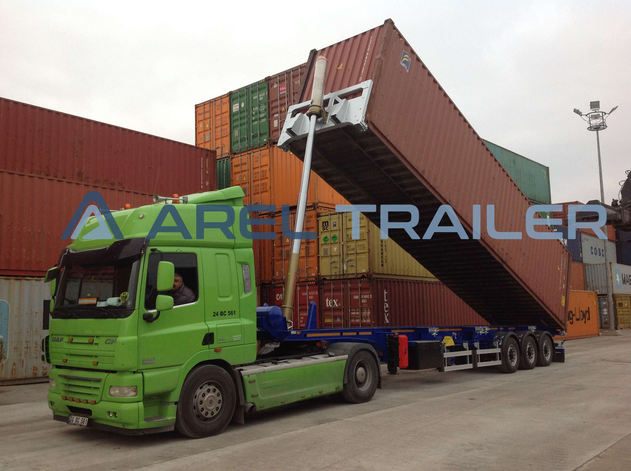 AREL TRAILER 40 FT TIPPING CONTAINER TRAILER - Container/ Wechselfahrgestell Auflieger: das Bild 4 AREL TRAILER 40 FT TIPPING CONTAINER TRAILER - Container/ Wechselfahrgestell Auflieger: das Bild 4