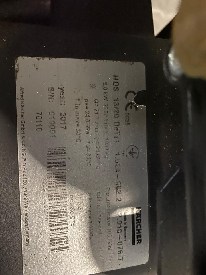 Karcher HDS Trailer HDS 13/20 De Tr1 - Andere Technik: das Bild 2 Karcher HDS Trailer HDS 13/20 De Tr1 - Andere Technik: das Bild 2