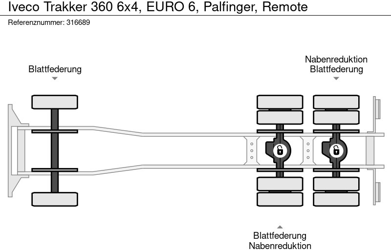 Pritsche LKW, Autokran Iveco Trakker 360 6x4, EURO 6, Palfinger, Remote: das Bild 16 Pritsche LKW, Autokran Iveco Trakker 360 6x4, EURO 6, Palfinger, Remote: das Bild 16