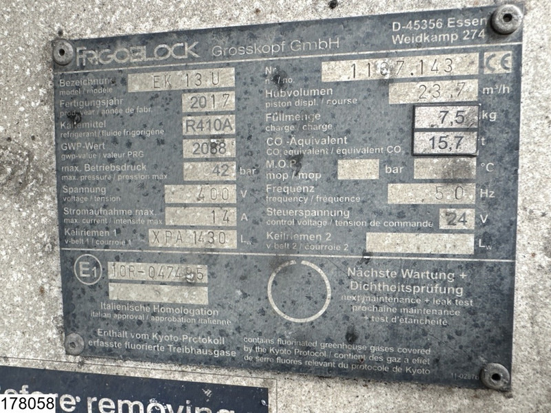 Lecitrailer Middenas Frigoblock EK 13 U - Kühlkoffer Anhänger: das Bild 4 Lecitrailer Middenas Frigoblock EK 13 U - Kühlkoffer Anhänger: das Bild 4