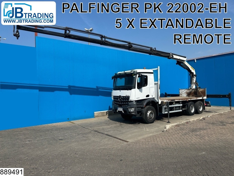 Mercedes-Benz Arocs 2636 6X4, EURO 6, Steel suspension, Palfinger - Pritsche LKW, Autokran: das Bild 1 Mercedes-Benz Arocs 2636 6X4, EURO 6, Steel suspension, Palfinger - Pritsche LKW, Autokran: das Bild 1