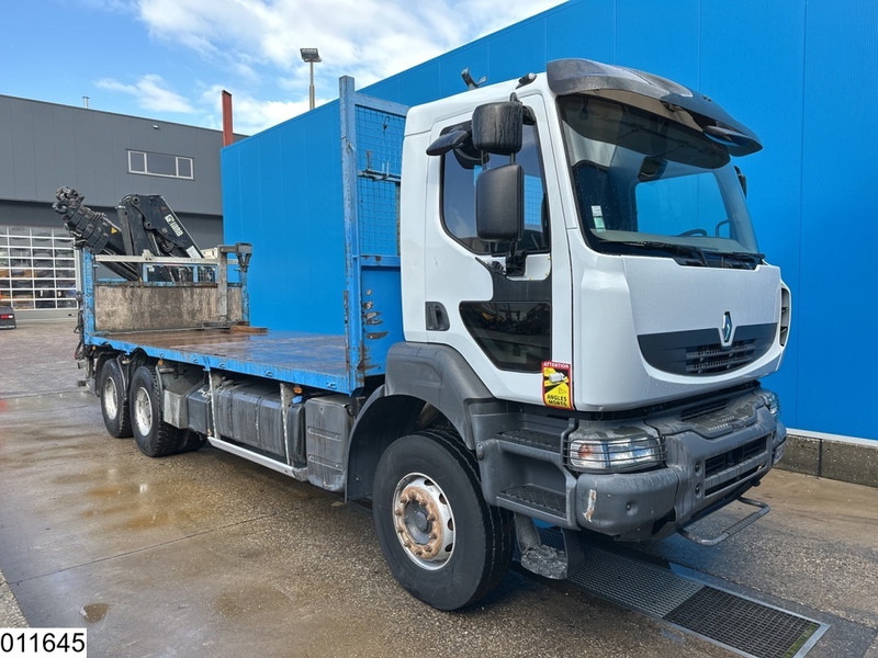 Pritsche LKW, Autokran Renault Kerax 380 Dxi 6x4, EURO 5, Hiab, Remote, Steel Suspension: das Bild 9