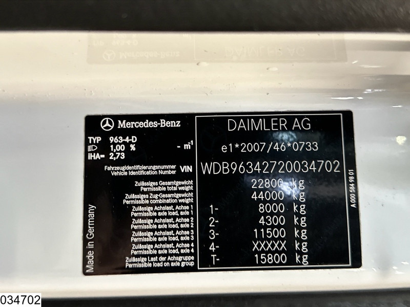 Sattelzugmaschine Mercedes-Benz Actros 2443 6x2, EURO 6, ADR, RHD, Hydraulic: das Bild 8