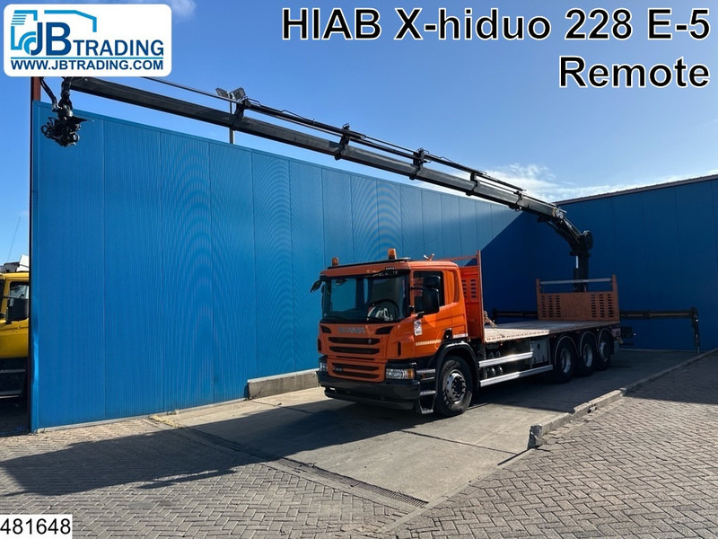 Scania P 410 8x4, EURO 6, HIAB, Remote - Pritsche LKW, Autokran: das Bild 1 Scania P 410 8x4, EURO 6, HIAB, Remote - Pritsche LKW, Autokran: das Bild 1