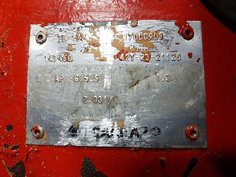 Manitou -Carraro 26.20-TB172-149460-Transmission/Getriebe - Getriebe und Teile für Baumaschine: das Bild 5 Manitou -Carraro 26.20-TB172-149460-Transmission/Getriebe - Getriebe und Teile für Baumaschine: das Bild 5