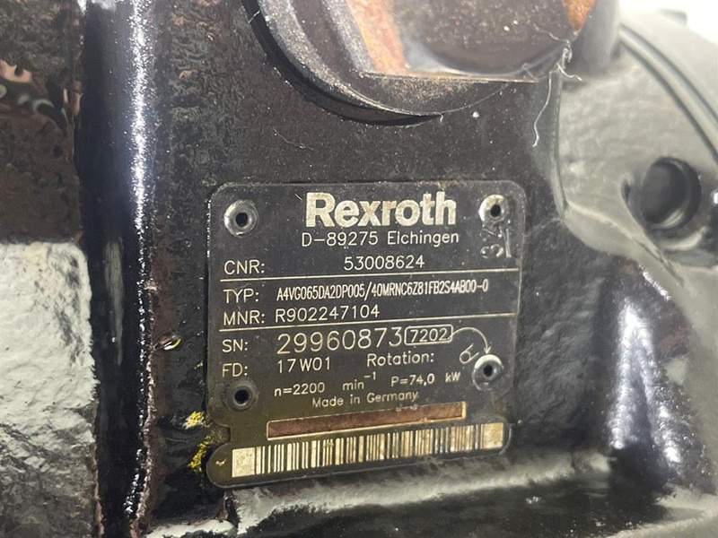 Hydraulik für Baumaschine Manitou MRT2145-53008624-Rexroth A4VG065-Drive pump: das Bild 6 Hydraulik für Baumaschine Manitou MRT2145-53008624-Rexroth A4VG065-Drive pump: das Bild 6