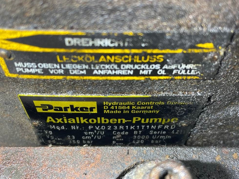 Parker PV023R1K1T1NFRD - Load sensing pump - Hydraulik für Baumaschine: das Bild 4 Parker PV023R1K1T1NFRD - Load sensing pump - Hydraulik für Baumaschine: das Bild 4