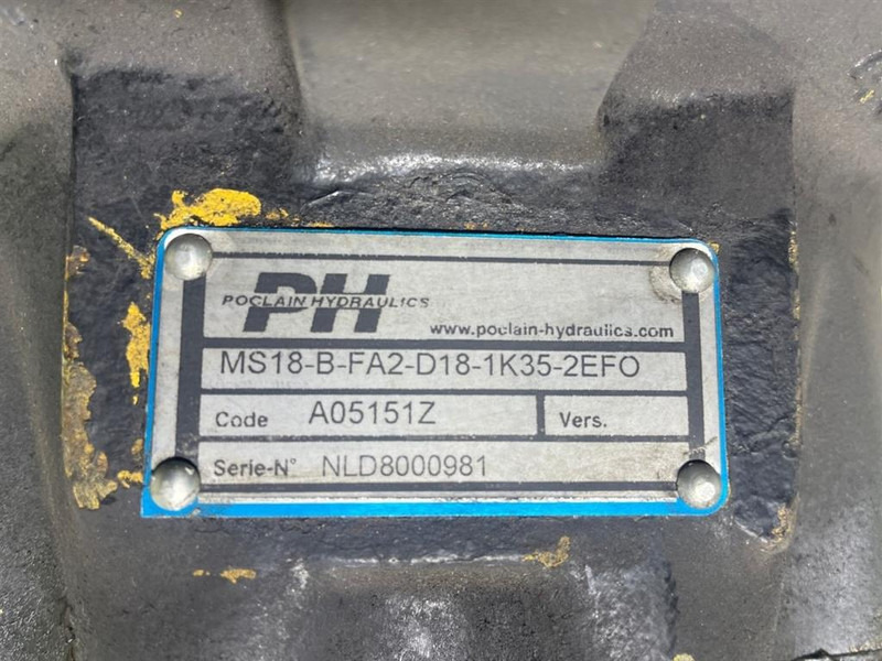 Hydraulik für Baumaschine Poclain MS18-B-FA2-D18-1K35-2EFO - Wheel motor/Radmotor: das Bild 8 Hydraulik für Baumaschine Poclain MS18-B-FA2-D18-1K35-2EFO - Wheel motor/Radmotor: das Bild 8