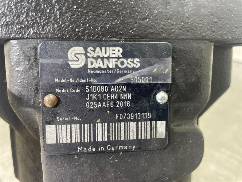 Sauer Danfoss 51D080AD2N-Drive motor/Fahrmotor/Rijmotor - Hydraulik für Baumaschine: das Bild 4 Sauer Danfoss 51D080AD2N-Drive motor/Fahrmotor/Rijmotor - Hydraulik für Baumaschine: das Bild 4