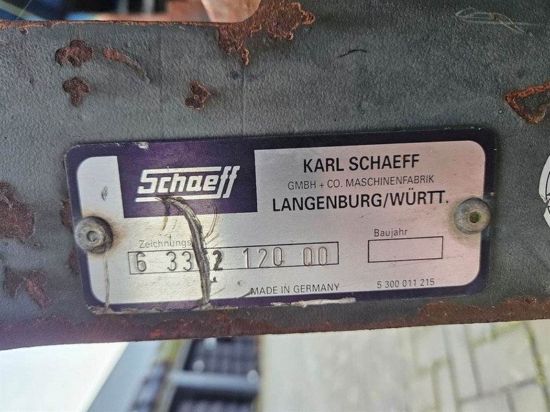 Gabel für Baumaschine Terex Schaeff Ø35MM - Forks/Palletgabeln/Palletvorken: das Bild 8