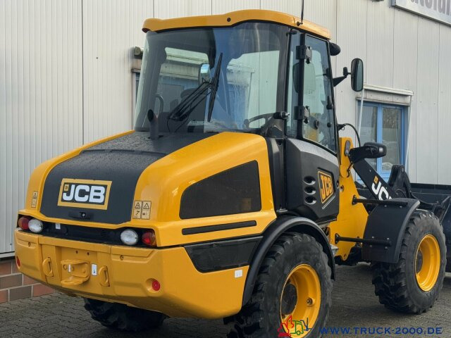 Radlader JCB 407 T4 4x4 Radlader Schutzkabine Schaufel +Gabel: das Bild 8