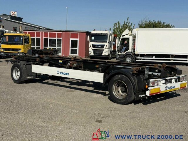 Container/ Wechselfahrgestell Anhänger Krone AZ18 Box Carrier - Luft - BPW Achsen: das Bild 9