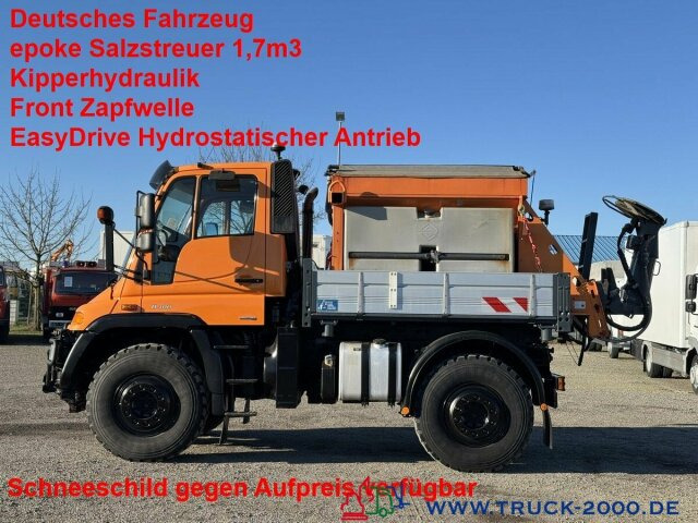 Unimog U 400 4x4 Winterdienst epoke Salzstreuer 238 PS - LKW: das Bild 1 Unimog U 400 4x4 Winterdienst epoke Salzstreuer 238 PS - LKW: das Bild 1