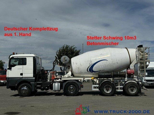 MAN TGX 18.460 XL Stetter Schwing 10m3 Deutscher LKW - Fahrmischer: das Bild 1 MAN TGX 18.460 XL Stetter Schwing 10m3 Deutscher LKW - Fahrmischer: das Bild 1